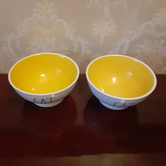 Rae Dunn Cereal Bowl “EAT” NWOT - Picture 2 of 3